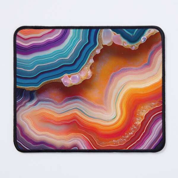 Item preview, Vibrant Geode Art – Bold Mineral Layers designed and sold by RaiyaTees.