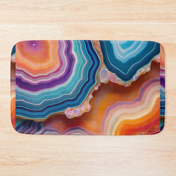 Item preview, Vibrant Geode Art – Bold Mineral Layers designed and sold by RaiyaTees.