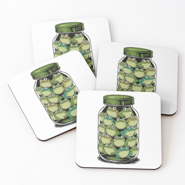 Item preview, Cute green frogs for amphibian owners and frog lovers designed and sold by BobaTeeStore.
