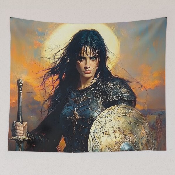 Item preview, Warrior Woman - Fantasy Art designed and sold by Seeker7Seven.