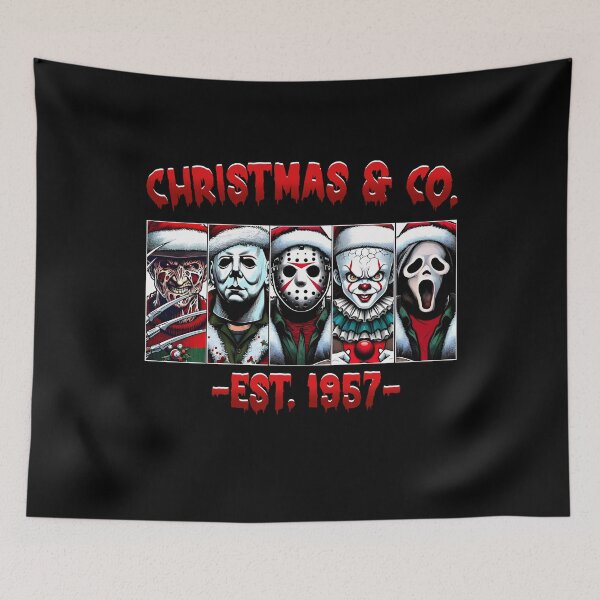 Item preview, Christmas & Co est 1957 Horror Movie Characters designed and sold by BousinilyArt.