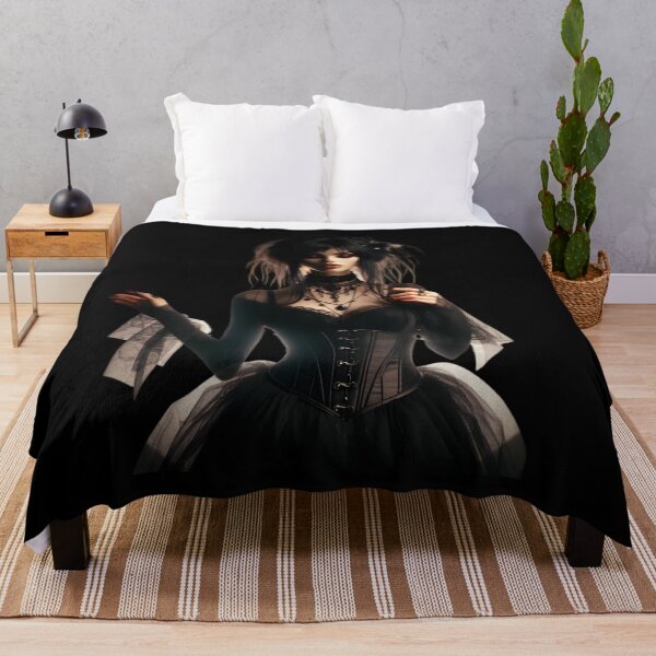 Item preview, Gothic Elegance: Dark Fantasy Portrait designed and sold by IllumeInk.