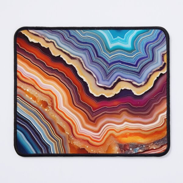 Item preview, Geode Art – Colorful Agate Crystal designed and sold by RaiyaTees.