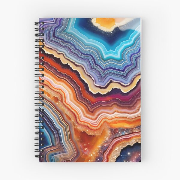 Item preview, Geode Art – Colorful Agate Crystal designed and sold by RaiyaTees.