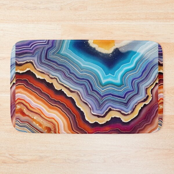 Item preview, Geode Art – Colorful Agate Crystal designed and sold by RaiyaTees.