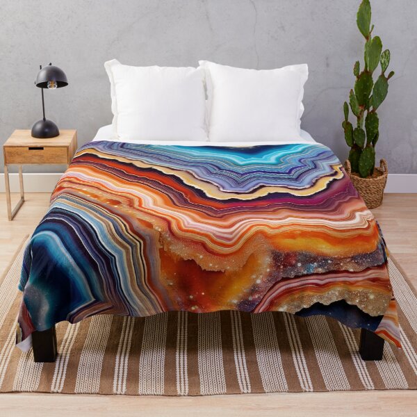 Item preview, Geode Art – Colorful Agate Crystal designed and sold by RaiyaTees.