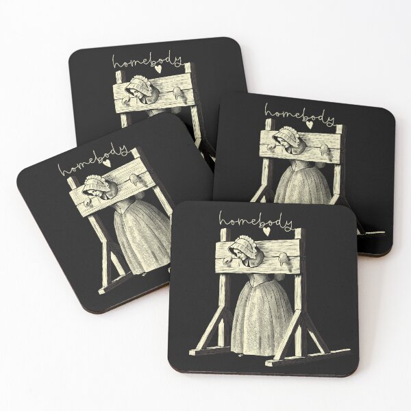 Item preview, Colonial Woman in Pillory with "Homebody" Text designed and sold by BestGoreMovies.