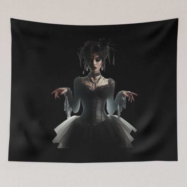 Item preview,  Gothic Enchantress in Black Corset designed and sold by IllumeInk.