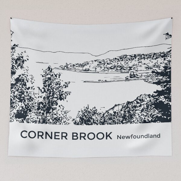 Item preview, Corner Brook Newfoundland designed and sold by Lakeric Cityscapes.