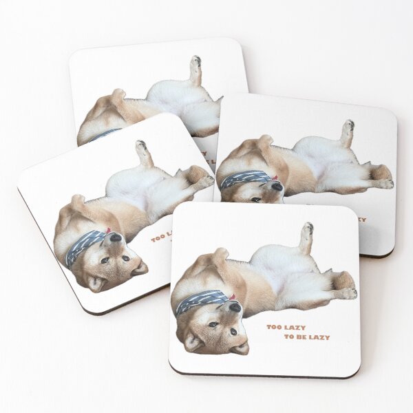 Item preview, lazy shiba inu designed and sold by Yohoooo.