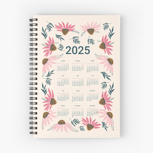 Item preview, 2025 Calendar with coneflowers. designed and sold by Syuzanna.