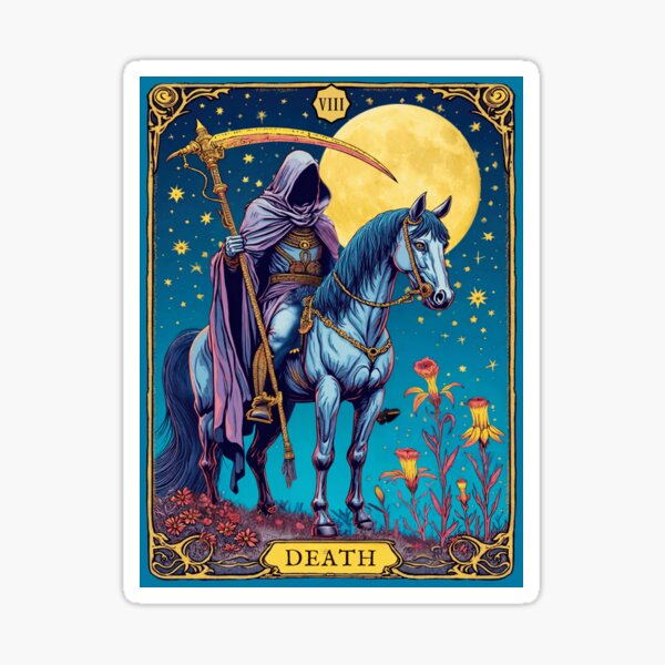 Item preview, Tarot Card Illustration, The Death Card designed and sold by Marymarice.