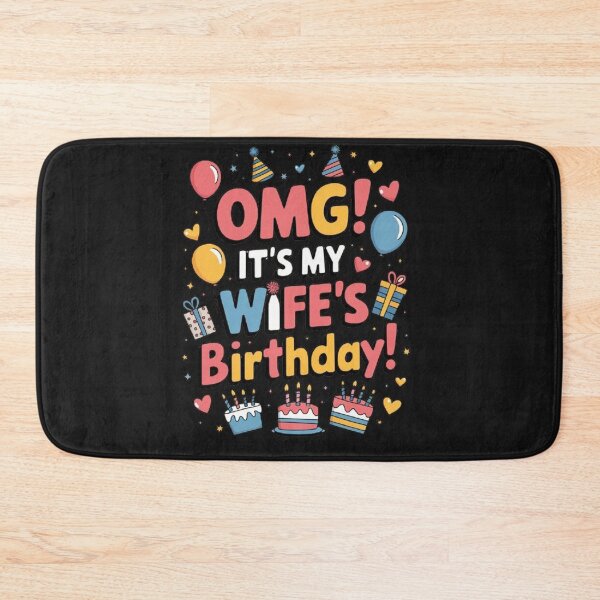 Item preview, Omg It's My Wife's Birthday Happy To Me You Husband designed and sold by SztylishDesigns.