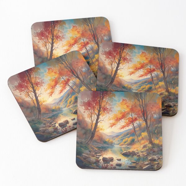 Item preview, AUTUMN MOUNTAIN STREAM designed and sold by INNERHARMONY2.