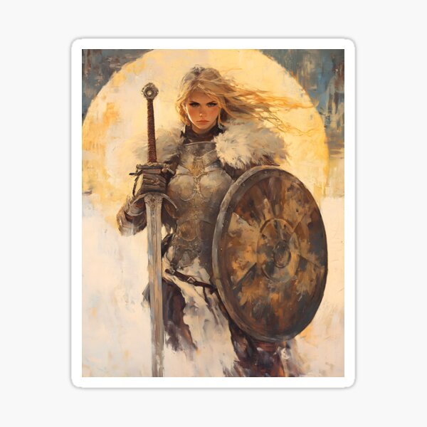 Item preview, Warrior Woman - Fantasy Art designed and sold by Seeker7Seven.