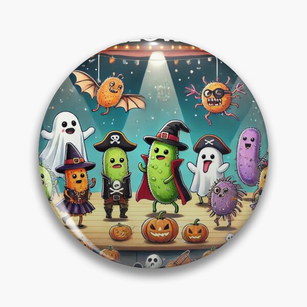 Item preview, Microbe Monster Mash: Bacteria, Fungi & Phages in Costume Contest! designed and sold by AdoraSticks.