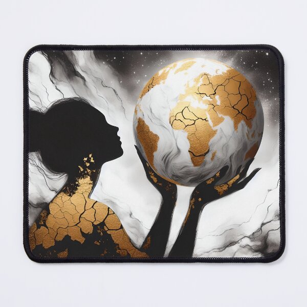 Item preview, Kintsugi Earth, Ai Generated Art designed and sold by ACC .