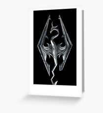 Skyrim Logo Greeting Card