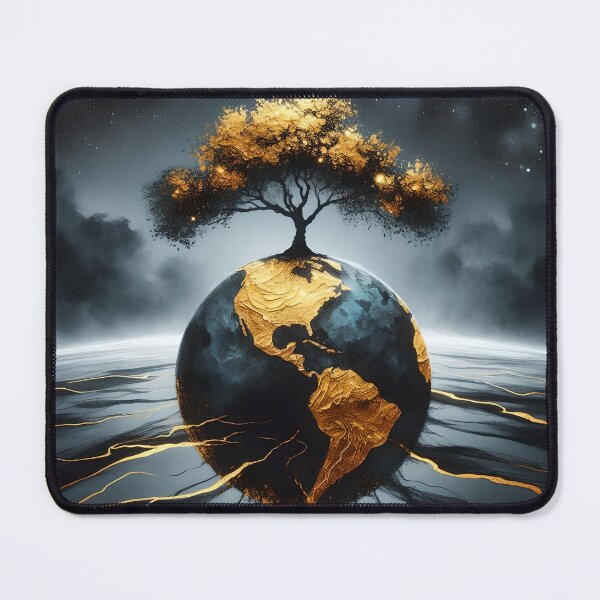 Item preview, Kintsugi Earth, Ai Generated Art designed and sold by ACC .