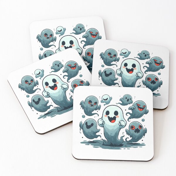 Item preview, Halloween ghosts cartoon scary  designed and sold by Pasja W Każdym Szkicu!.