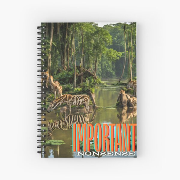 Item preview, Notebook IMPORTANT NONSENSE designed and sold by Balmeranina.
