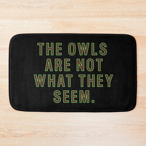 Artikelvorschau, The owls are not what they seem (Twin Peaks) inspired graphic entworfen und verkauft von leAnomis.