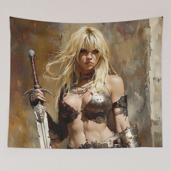 Item preview, Warrior Woman - Fantasy Art designed and sold by Seeker7Seven.