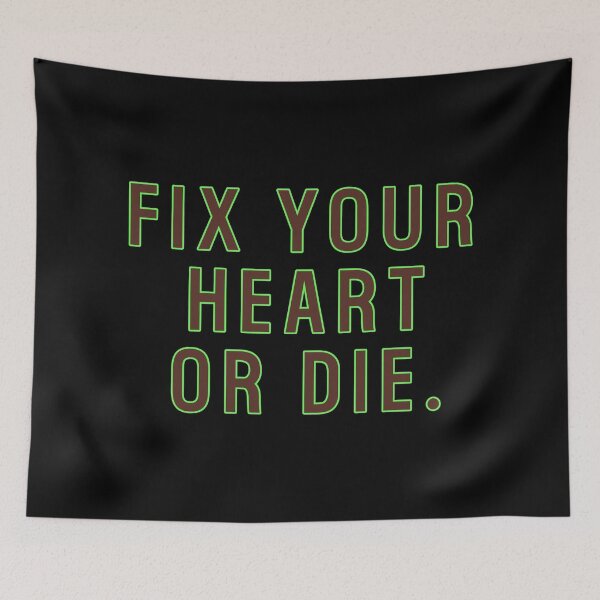 Item preview, Fix your heart or die (Twin Peaks) inspired graphic designed and sold by leAnomis.