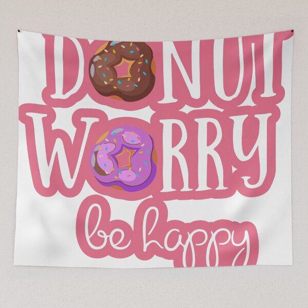 Item preview, Donut Worry Be Happy designed and sold by eyllismerch.
