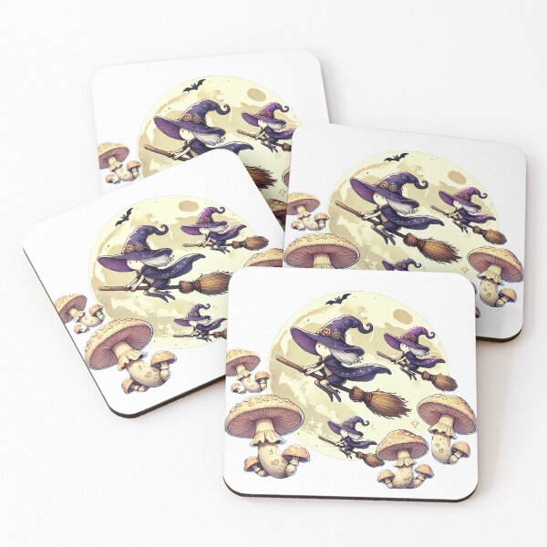 Item preview, Fungi Witches: Magic in the Moonlit Sky! designed and sold by AdoraSticks.