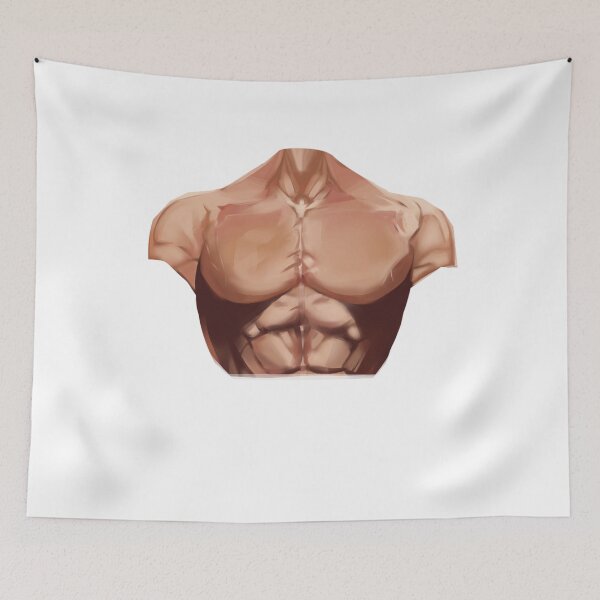 Item preview, Muscular upper body semi-realistic style designed and sold by Wish Design.