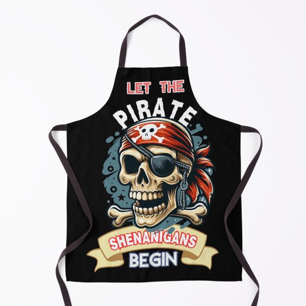 Item preview, Halloween Skull Let the Pirate Shenanigans Begin designed and sold by CharismaSklep.
