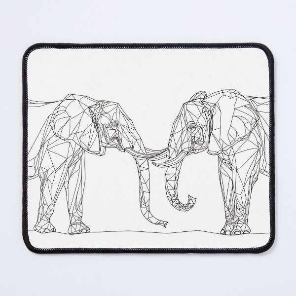 Item preview, Minimalist Line - Elephants designed and sold by KootenayDesigns.