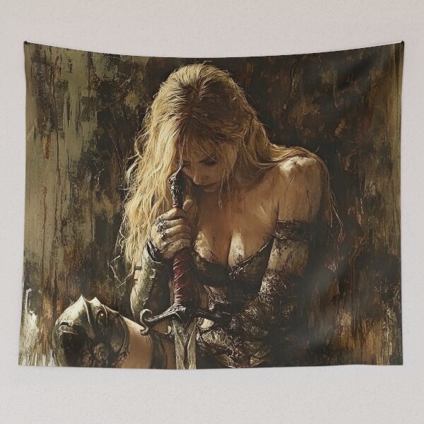 Item preview, Warrior Woman - Fantasy Art designed and sold by Seeker7Seven.