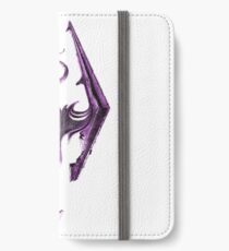 Purple Skyrim Logo iPhone Wallet/Case/Skin