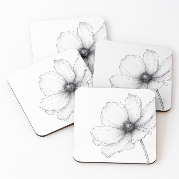 Item preview, Minimalist Line - Flower designed and sold by KootenayDesigns.