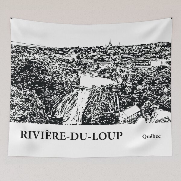 Item preview, Rivière-du-Loup Québec designed and sold by Lakeric Cityscapes.