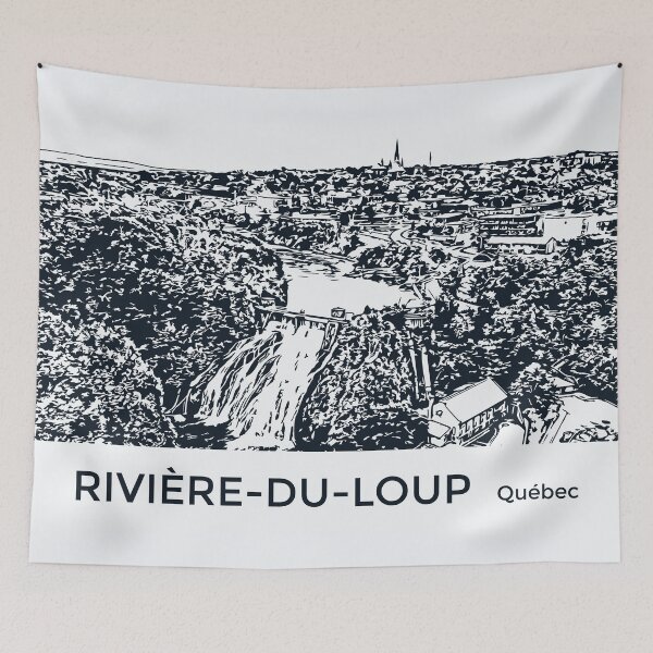 Item preview, Rivière-du-Loup Québec designed and sold by Lakeric Cityscapes.