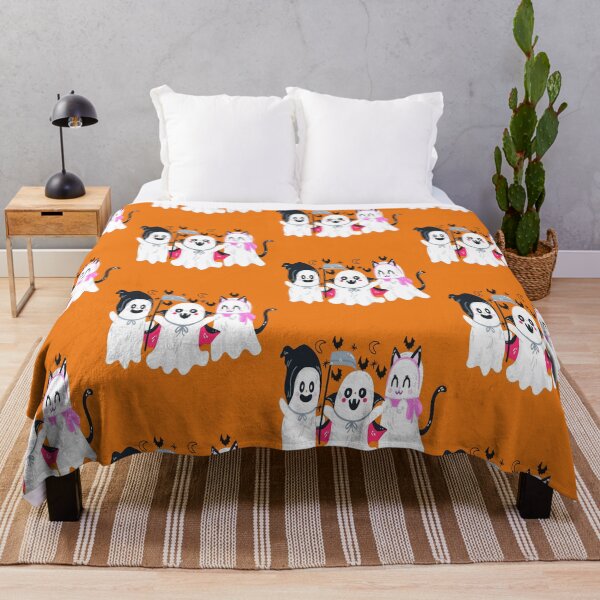 Item preview, Adorable Ghost Trio Halloween graphics – Fun Ghost Costume Design for Kids and Adults designed and sold by nouradesinger.