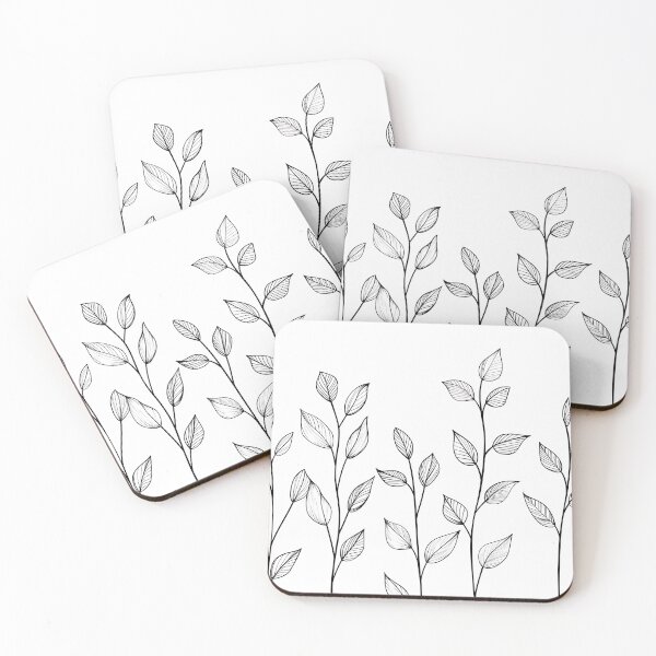 Item preview, Minimalist Line - Leaves designed and sold by KootenayDesigns.