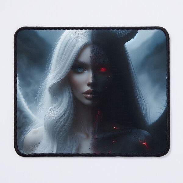 Item preview, Half angel half demon girl designed and sold by GalleryBrisArt.