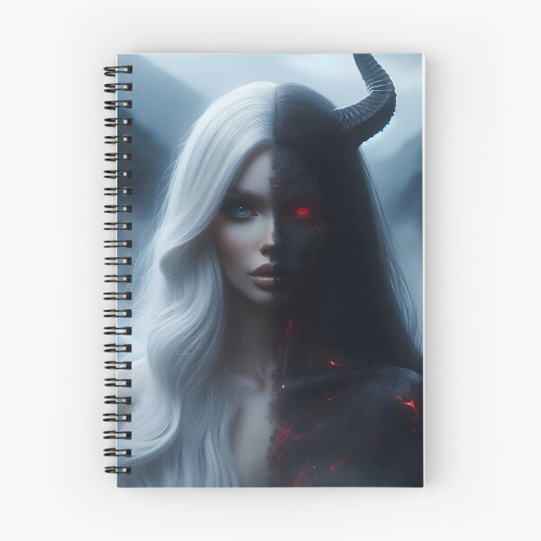 Item preview, Half angel half demon girl designed and sold by GalleryBrisArt.