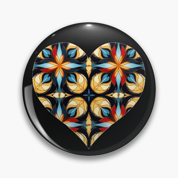 Item preview, Geometric Motif Love Friendship Connection Heart designed and sold by G-M-Designs.