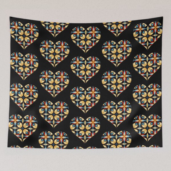 Item preview, Geometric Motif Love Friendship Connection Heart designed and sold by G-M-Designs.