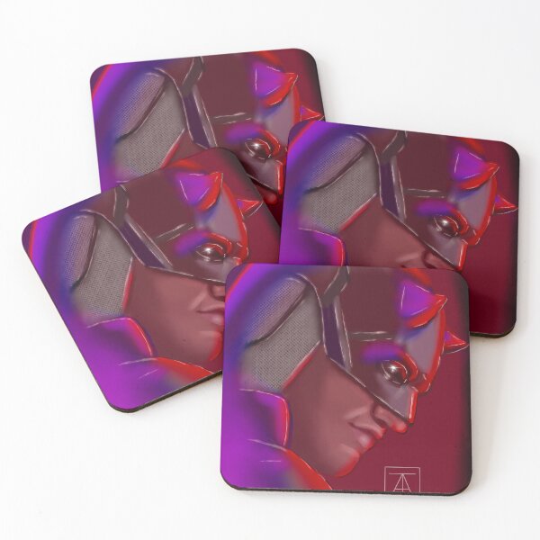 Item preview, Red & purple effect Daredevil designed and sold by fayetheartist.