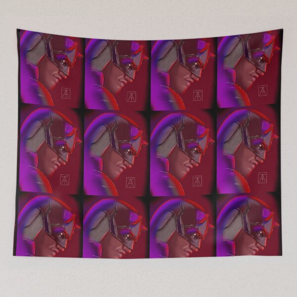 Item preview, Red & purple effect Daredevil designed and sold by fayetheartist.