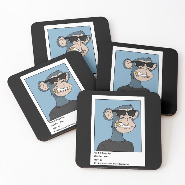 Item preview, Monkey Mugshot designed and sold by Bad Signal Studios .