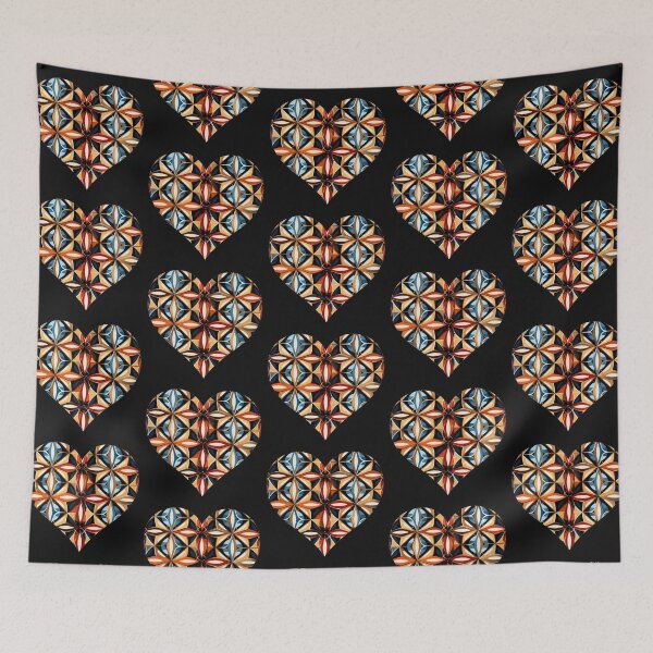 Item preview, Geometric Motif Love Friendship Connection Heart designed and sold by G-M-Designs.