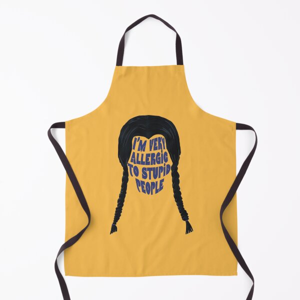 Item preview, I'm Very Allergic to Stupid People - Gothic Dark Humor Minimalist Art designed and sold by PricklyBearArt.