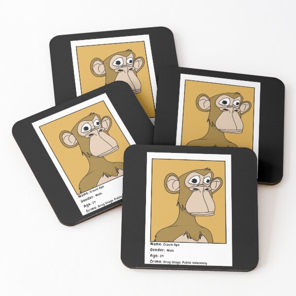 Item preview, Monkey Mugshot designed and sold by Bad Signal Studios .
